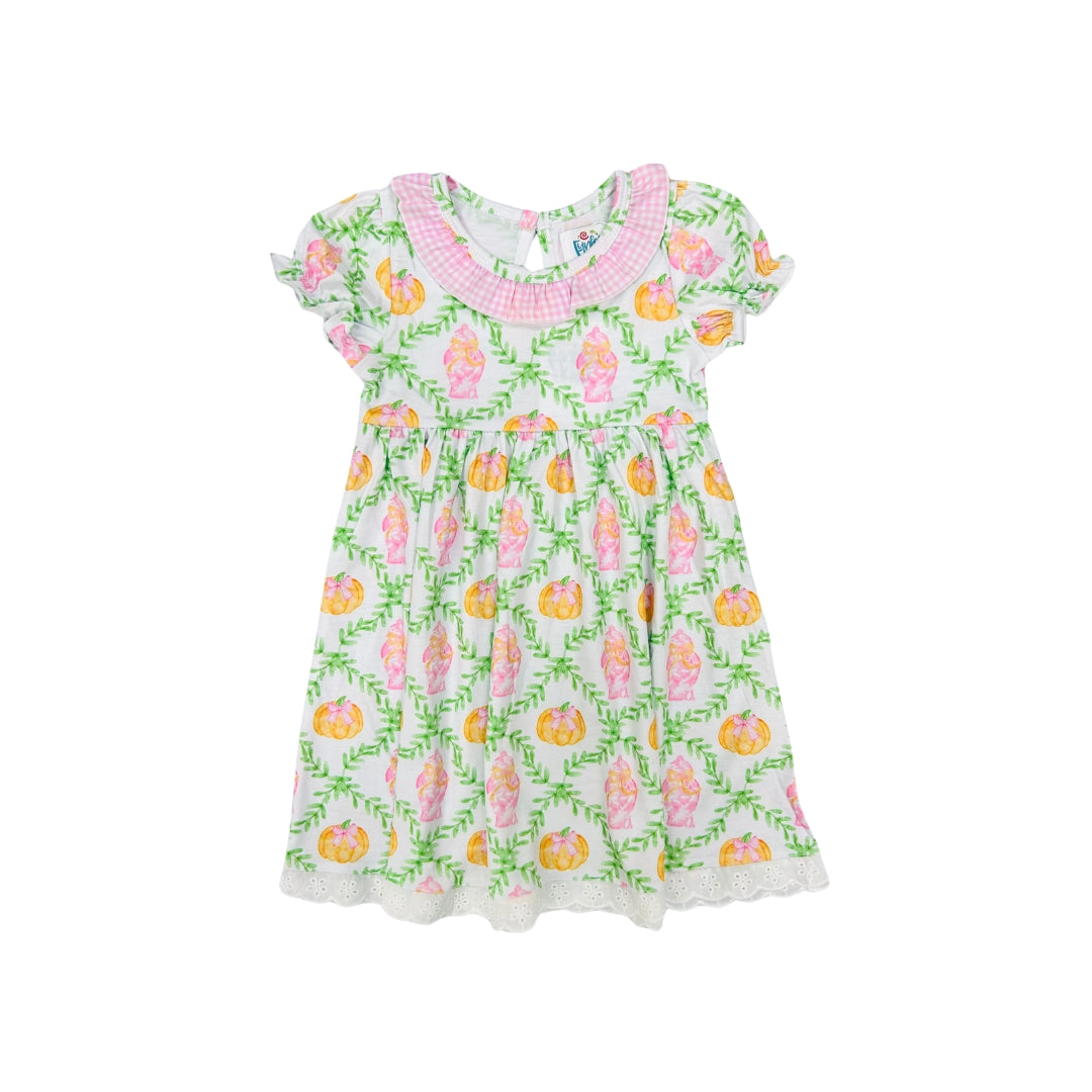 Funfetti Kids Pumpkin/Cloisonne Dress