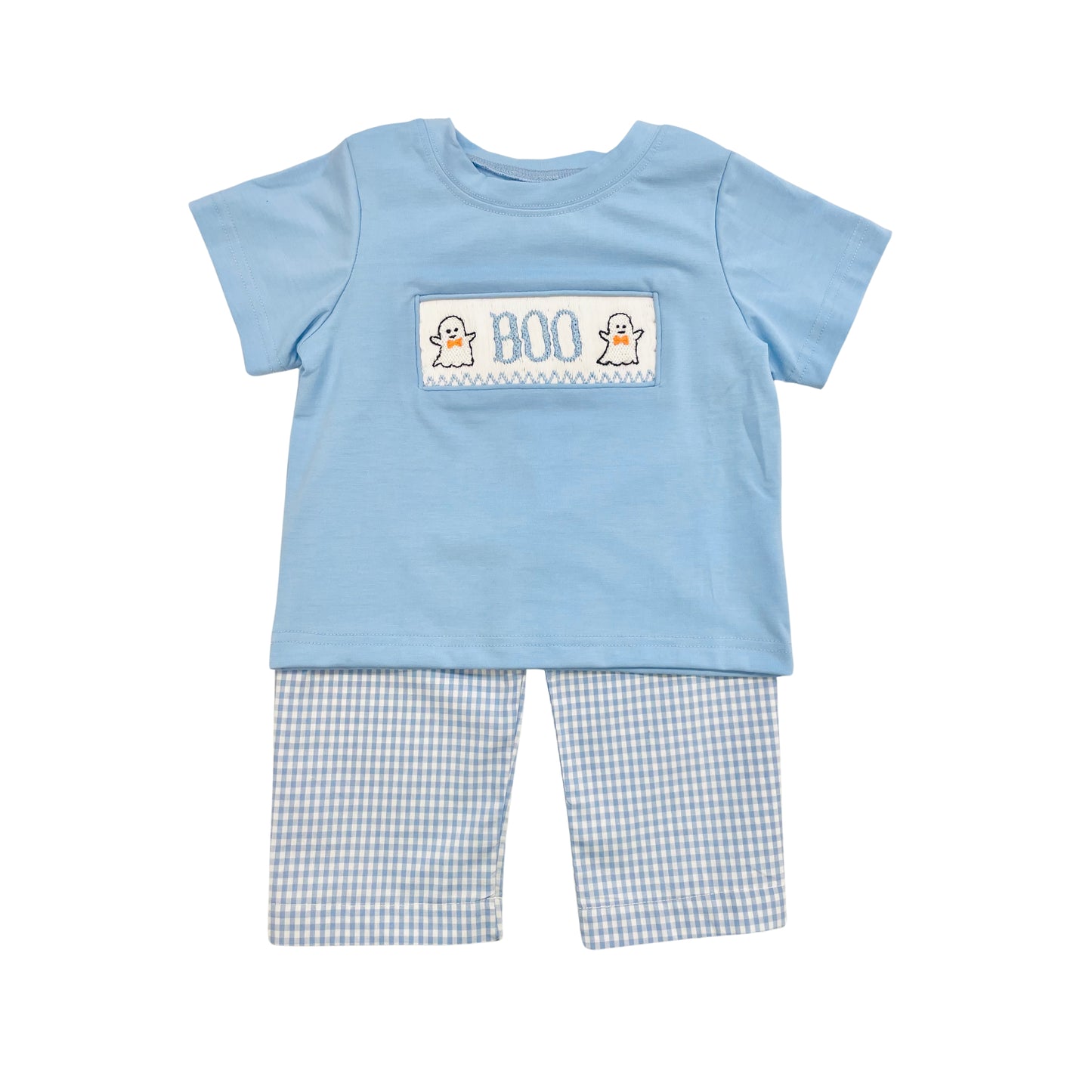 Elizabeth Ann Boy "Boo" Smocked Pant Set