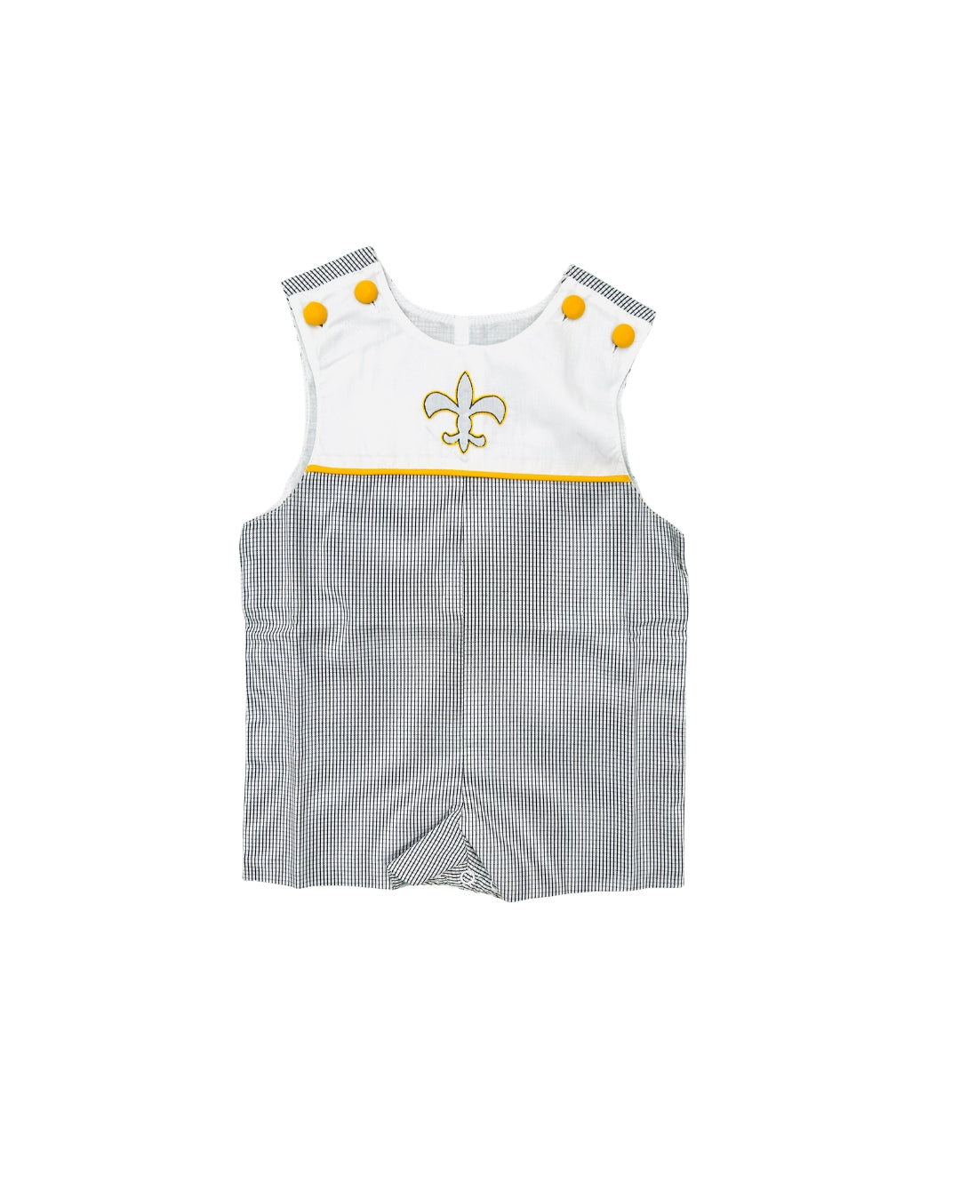 Remember Nguyen Black/Gold Fleur De Lis Jon Jon