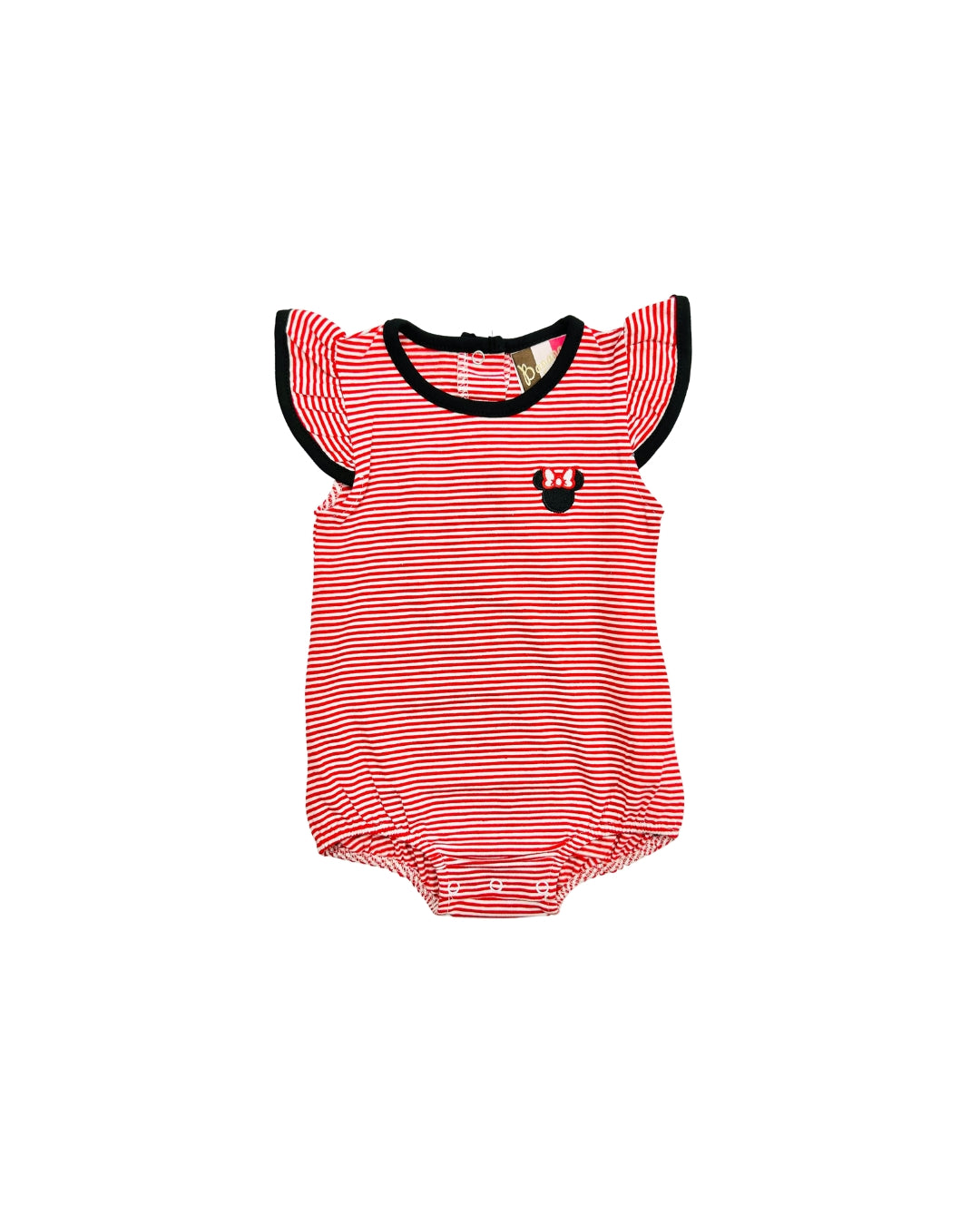 Banana Split Red/White Stripe Mouse with Bow Bubble