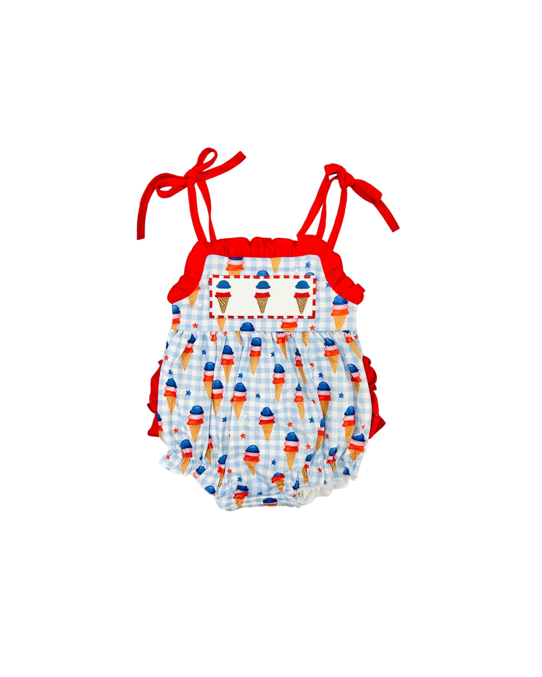 Funfetti Kids Patriotic Ice Cream Ruffle Bubble