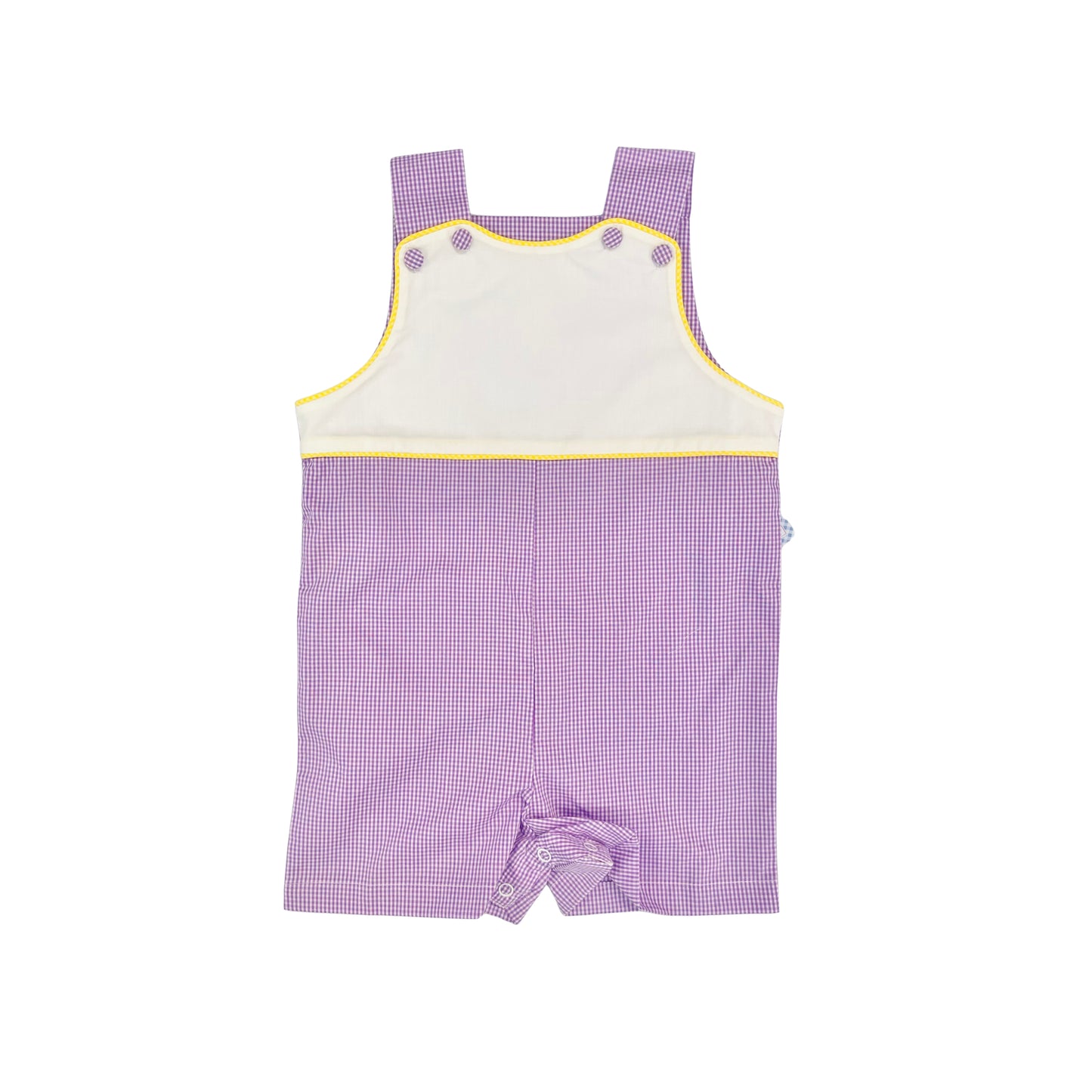 Southern Saturday Boy ss13-SA Purple/Yellow Micro Plaid Jon Jon