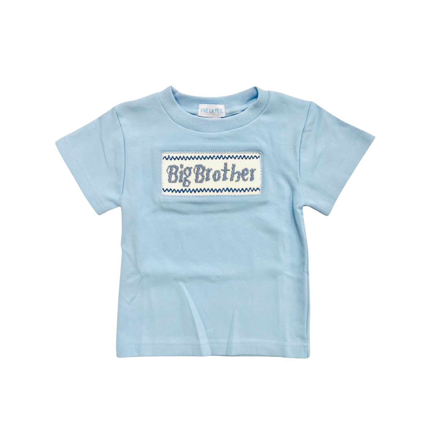 Vive La Fete Smocked Big Brother Short Sleeve Shirt
