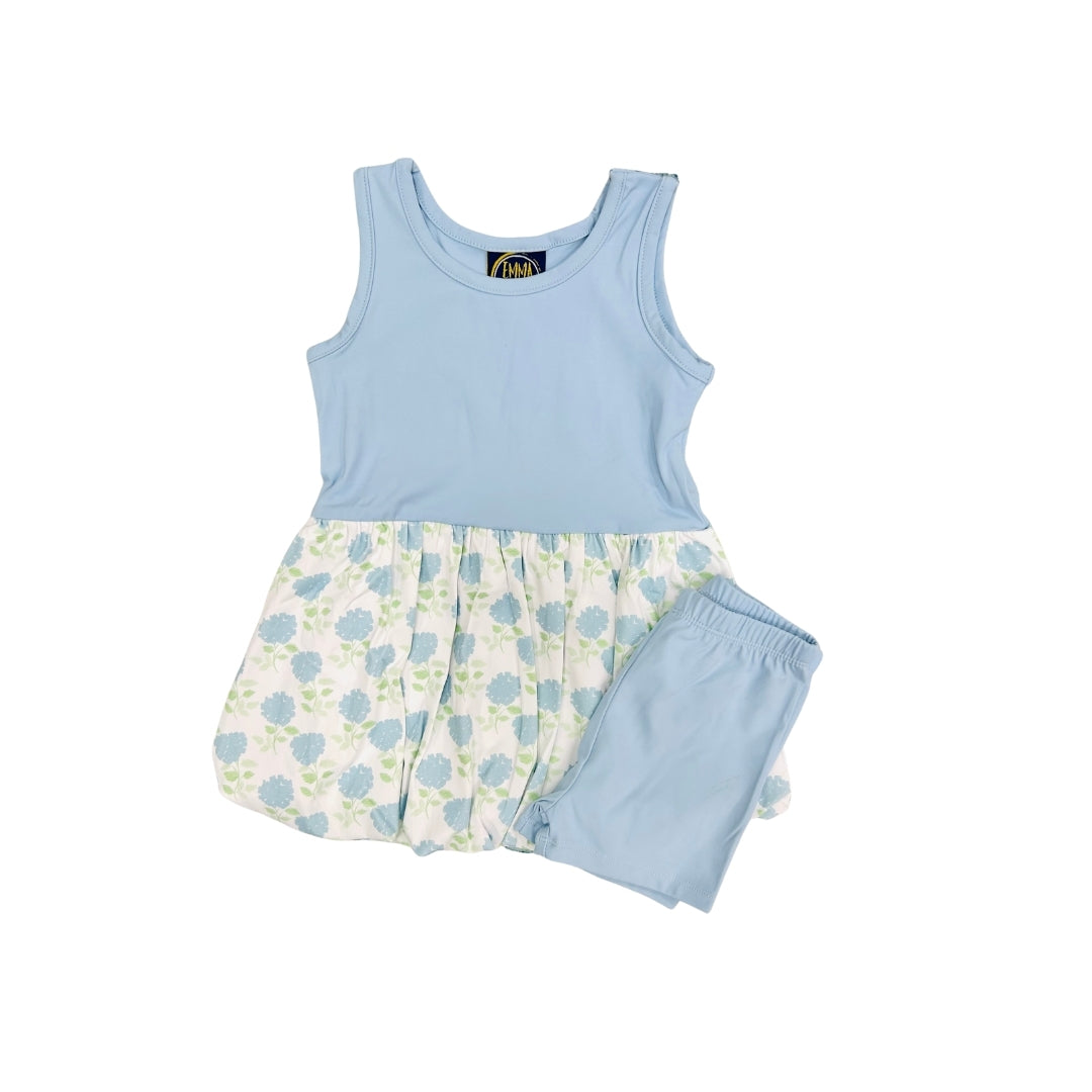 Emma Jean Hydrangea Bubble Dress w Shorts