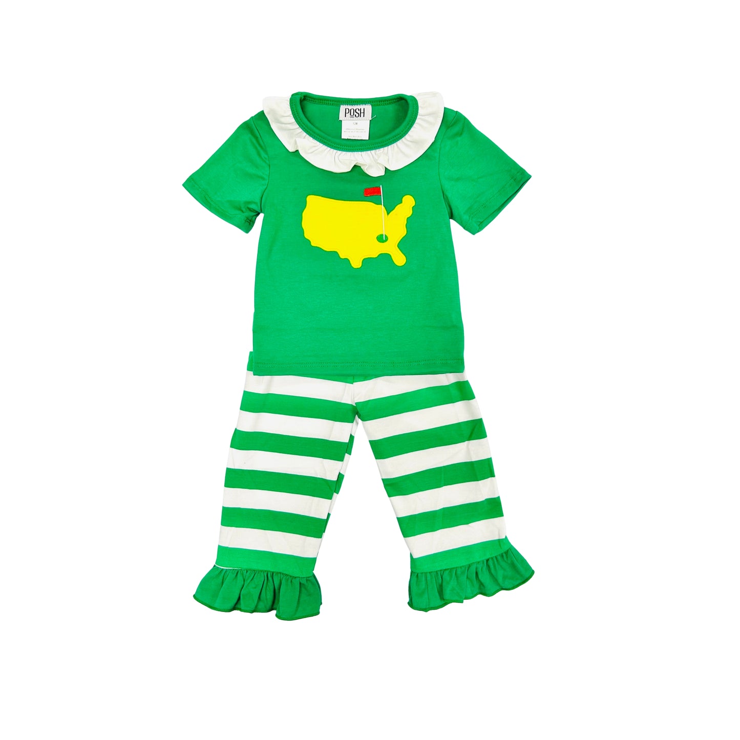 POSH Girl Golf Ruffle Lounge Set