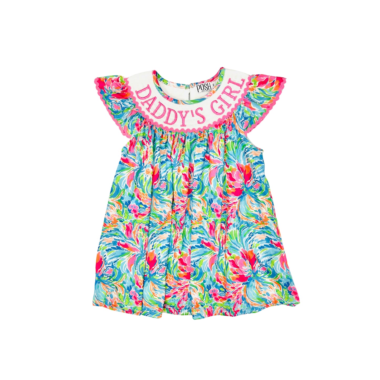 POSH Embroidered Daddy's Girl Dress
