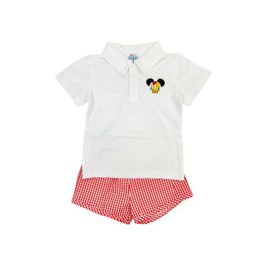 Funfetti Kids Boy Cowboy Short Set