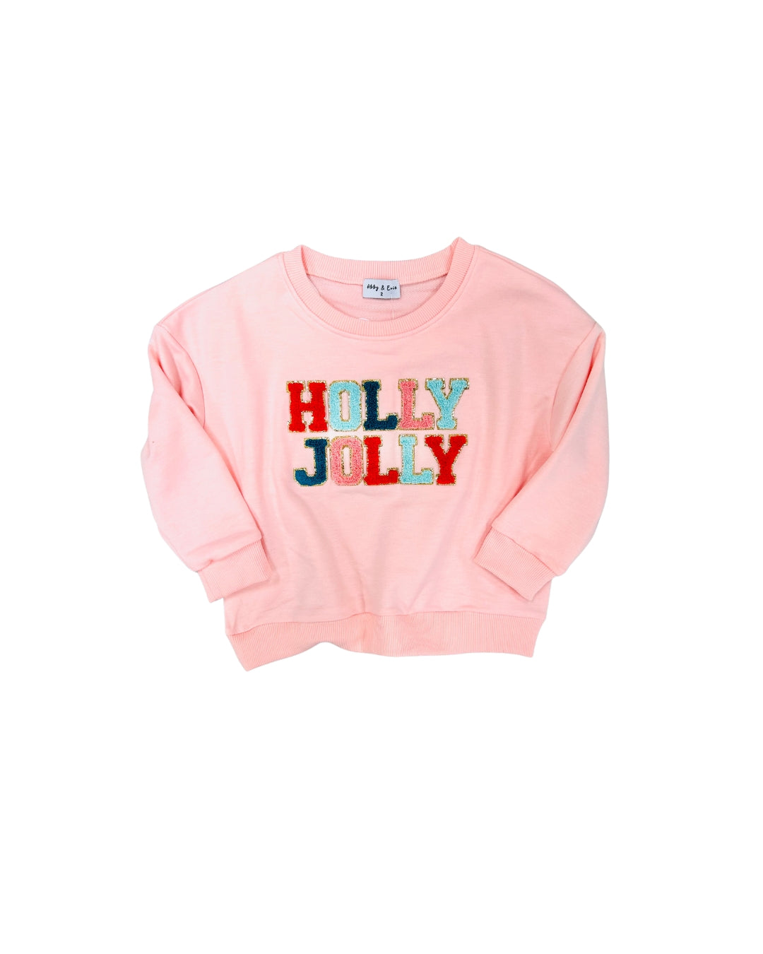 Peach Holly Jolly Sweatshirt