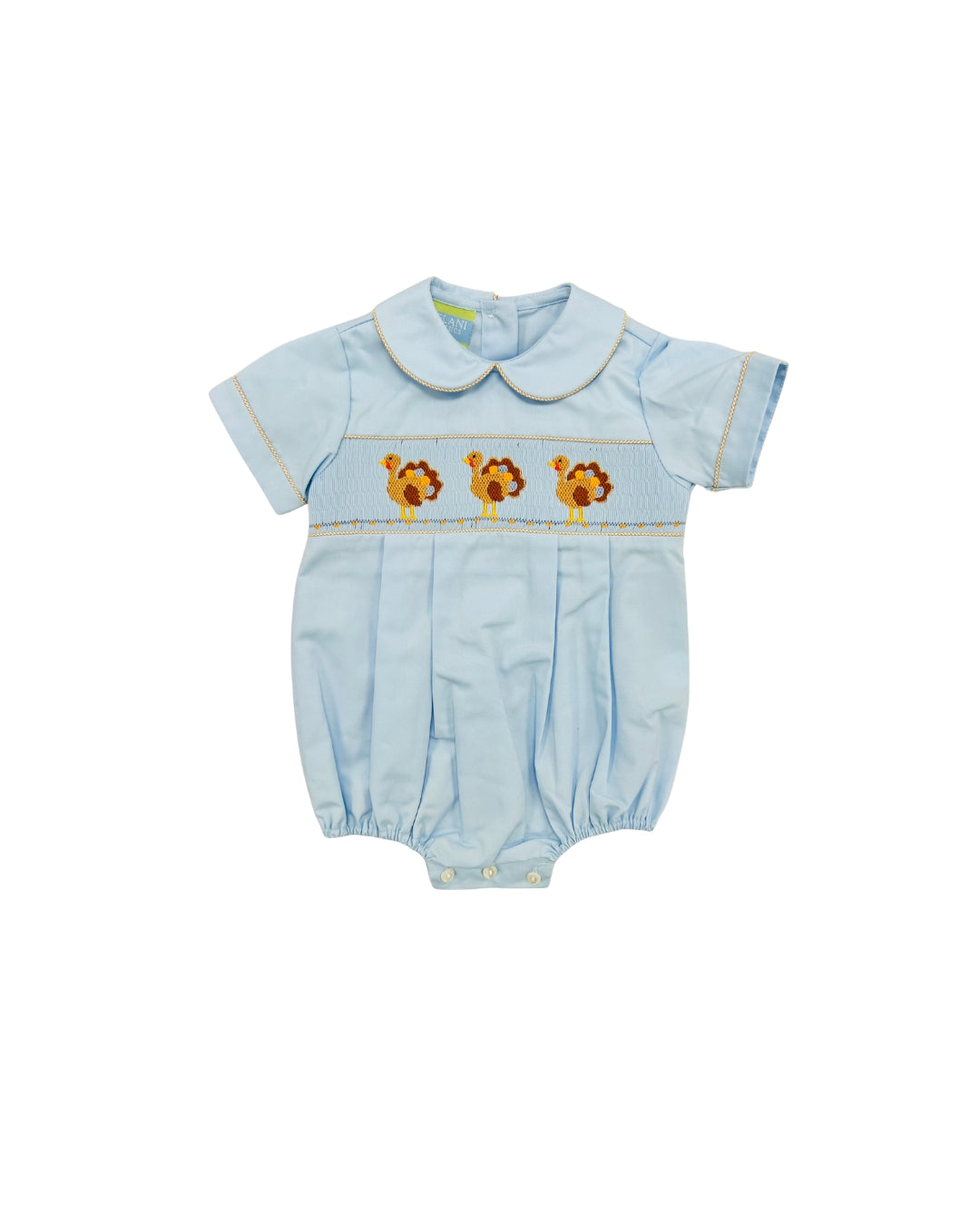 Velani Hand Smocked Turkey Bubble