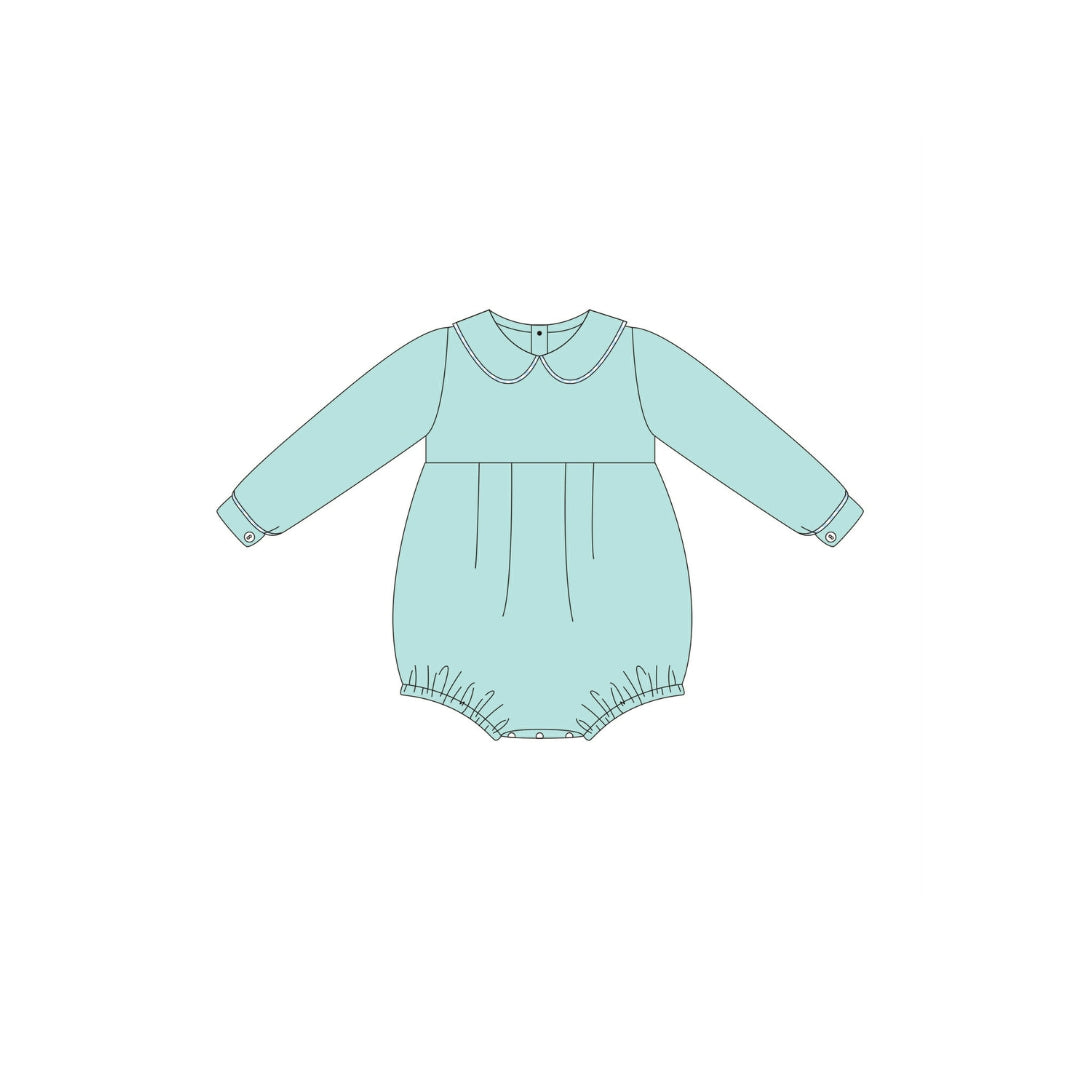 PRE ORDER - Funfetti Kids Seafoam Long Sleeve Bubble
