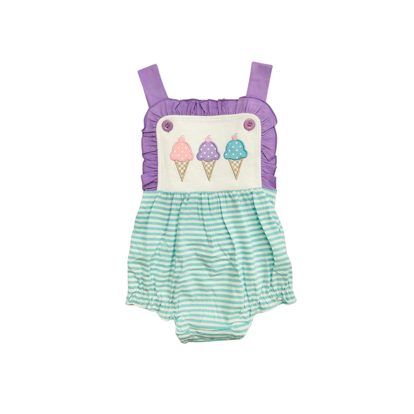 Funfetti Kids Ice Cream Stripe Bubble