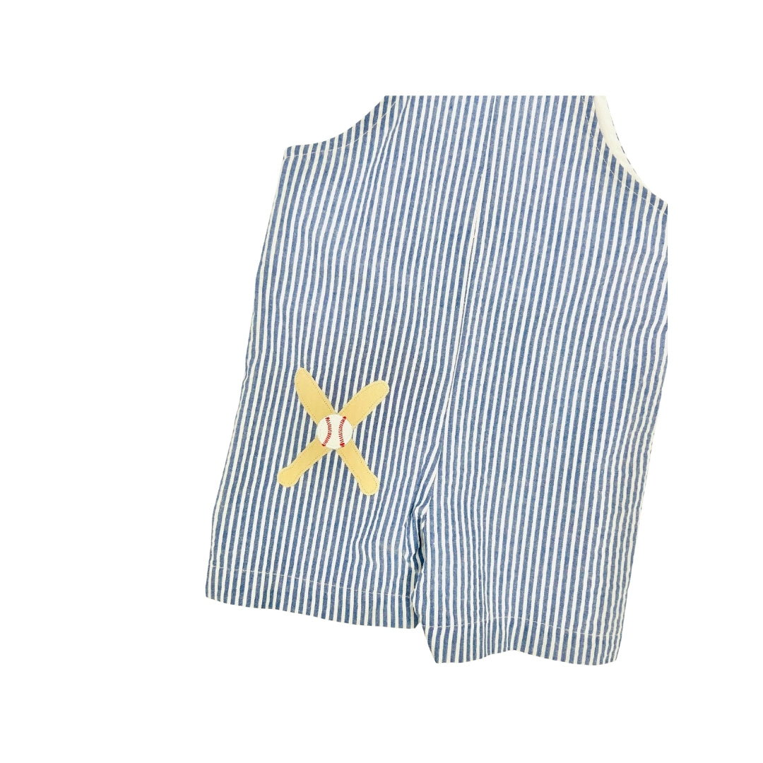 Funtasia Too Baseball Applique Jon Jon