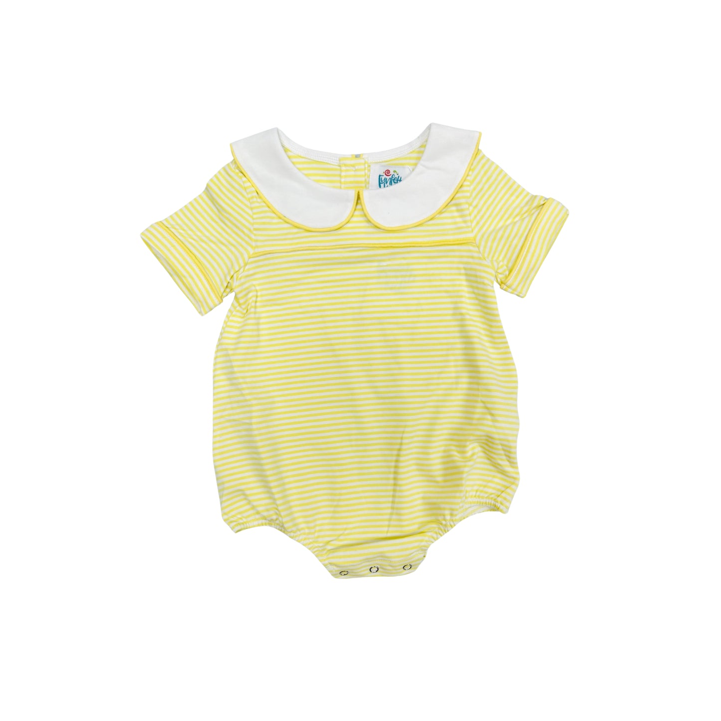 Funfetti Kids Yellow Stripe Knit Bubble