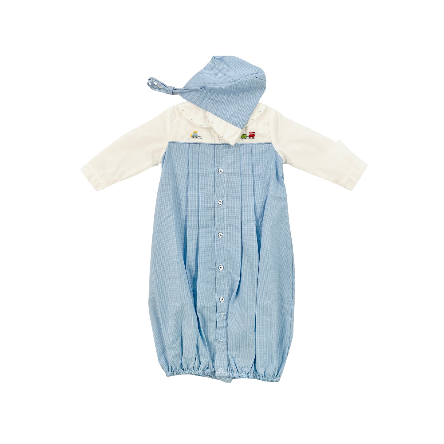 Petit Ami Embroidered Train Converter Gown