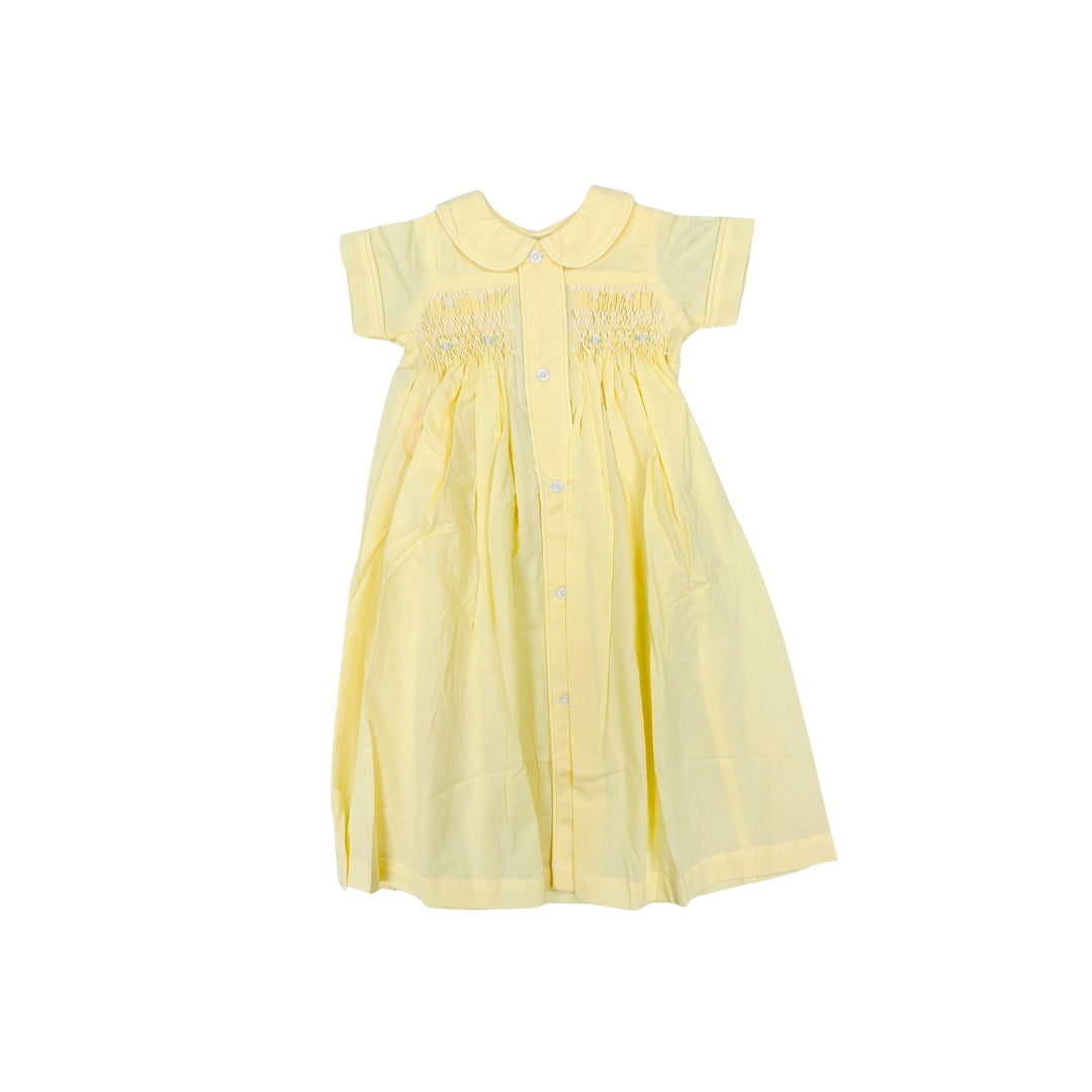 Sen Baby Boy Yellow Smocked Gown