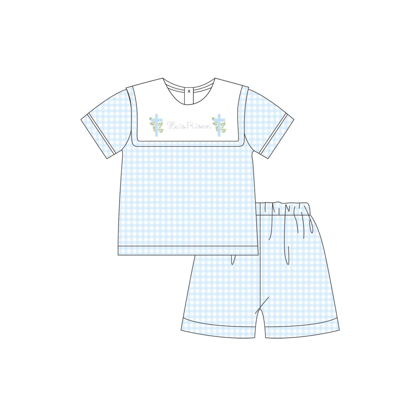Posh Boys Purple Check Bubble