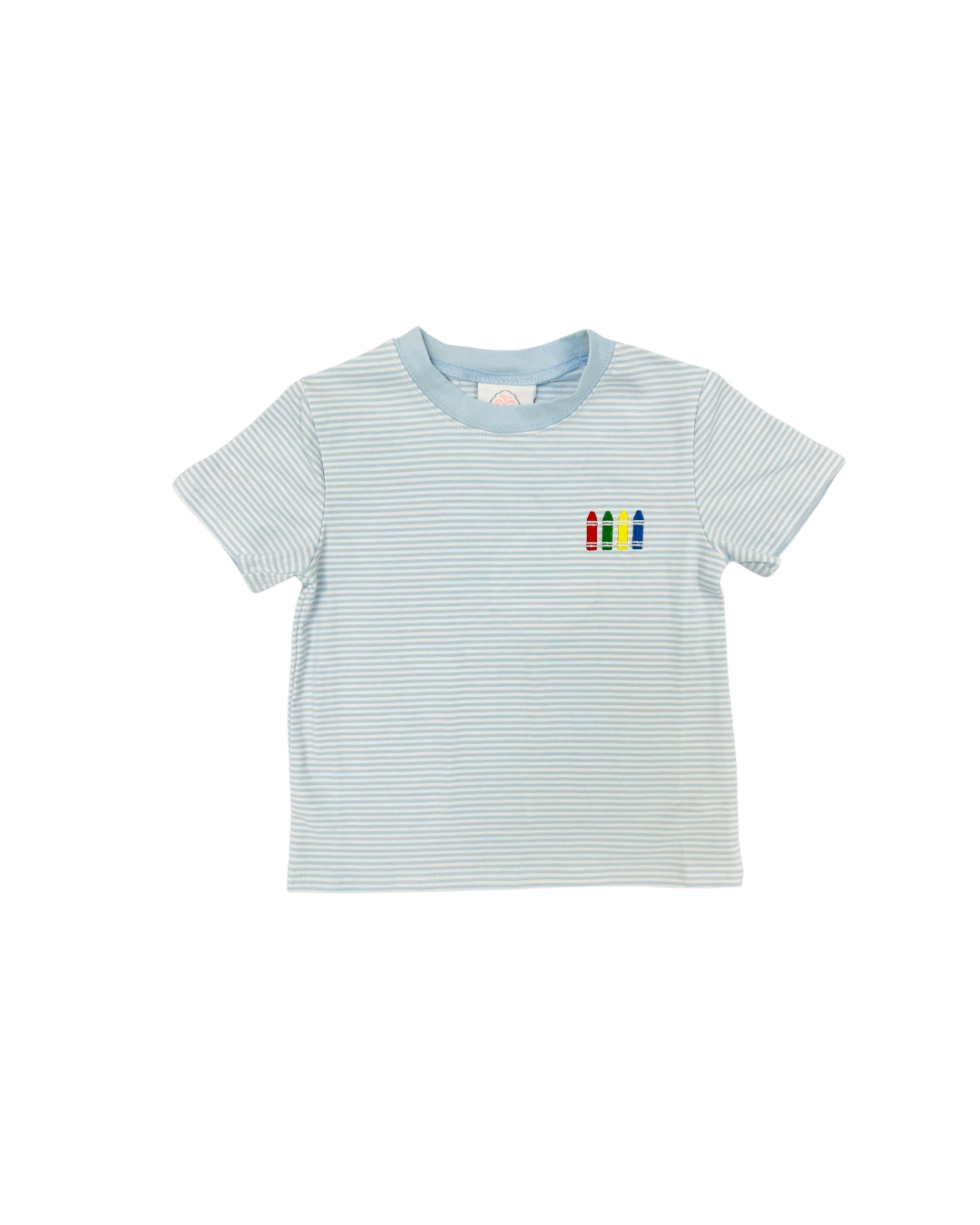 Cypress Row Color My World Embroidered Crayon Tee