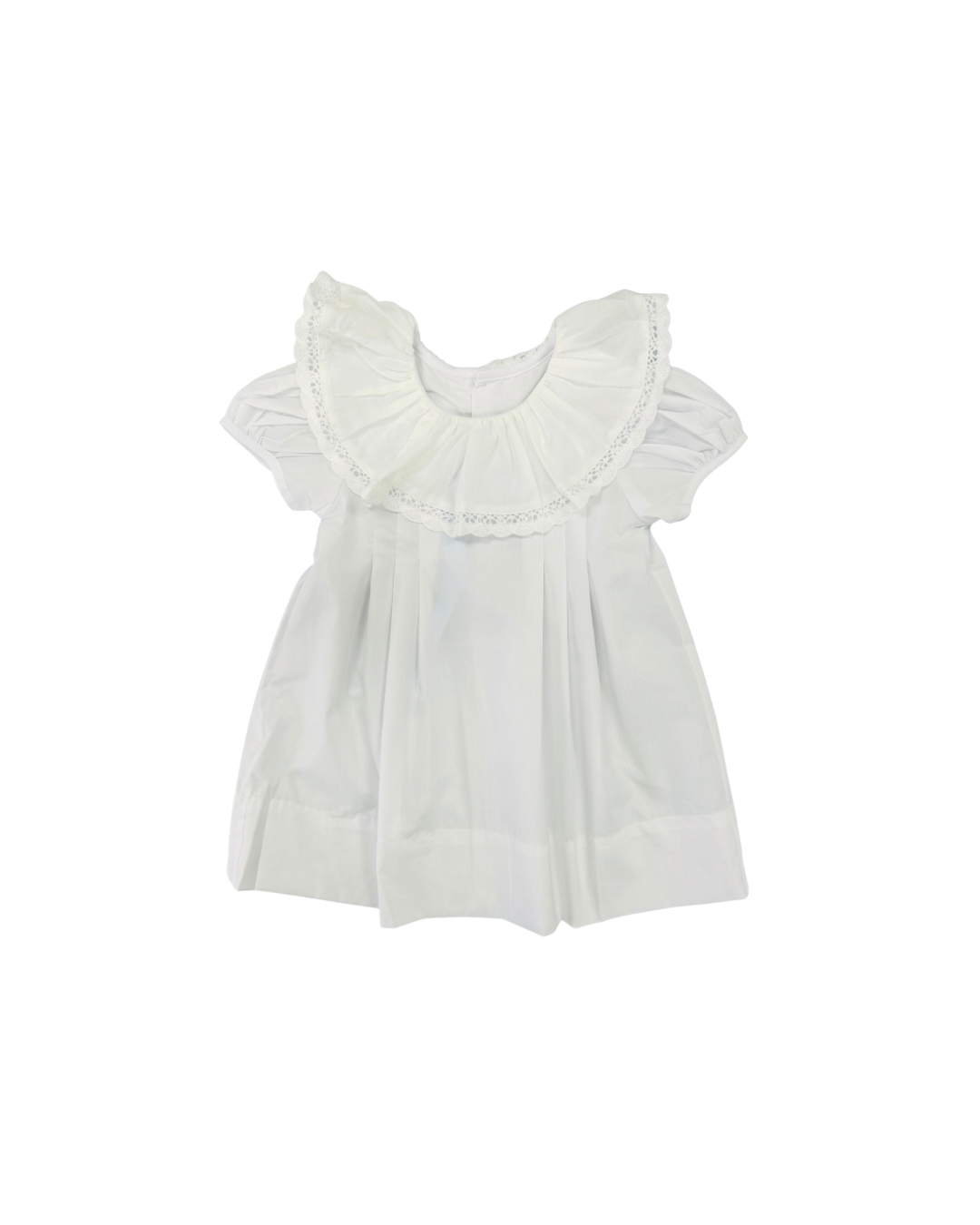 Remember Nguyen White Dress with Eyelet Trim