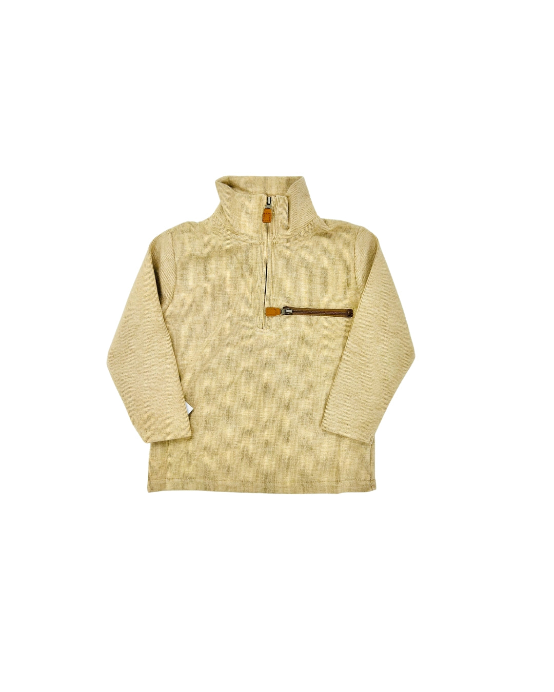 Millie Jay Kingston Tan 1/4 Zip Pullover