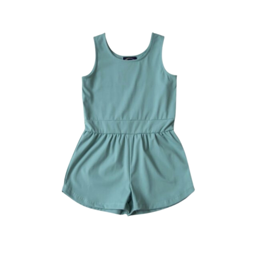 Emma Jean Seafoam Layla Athletic Romper