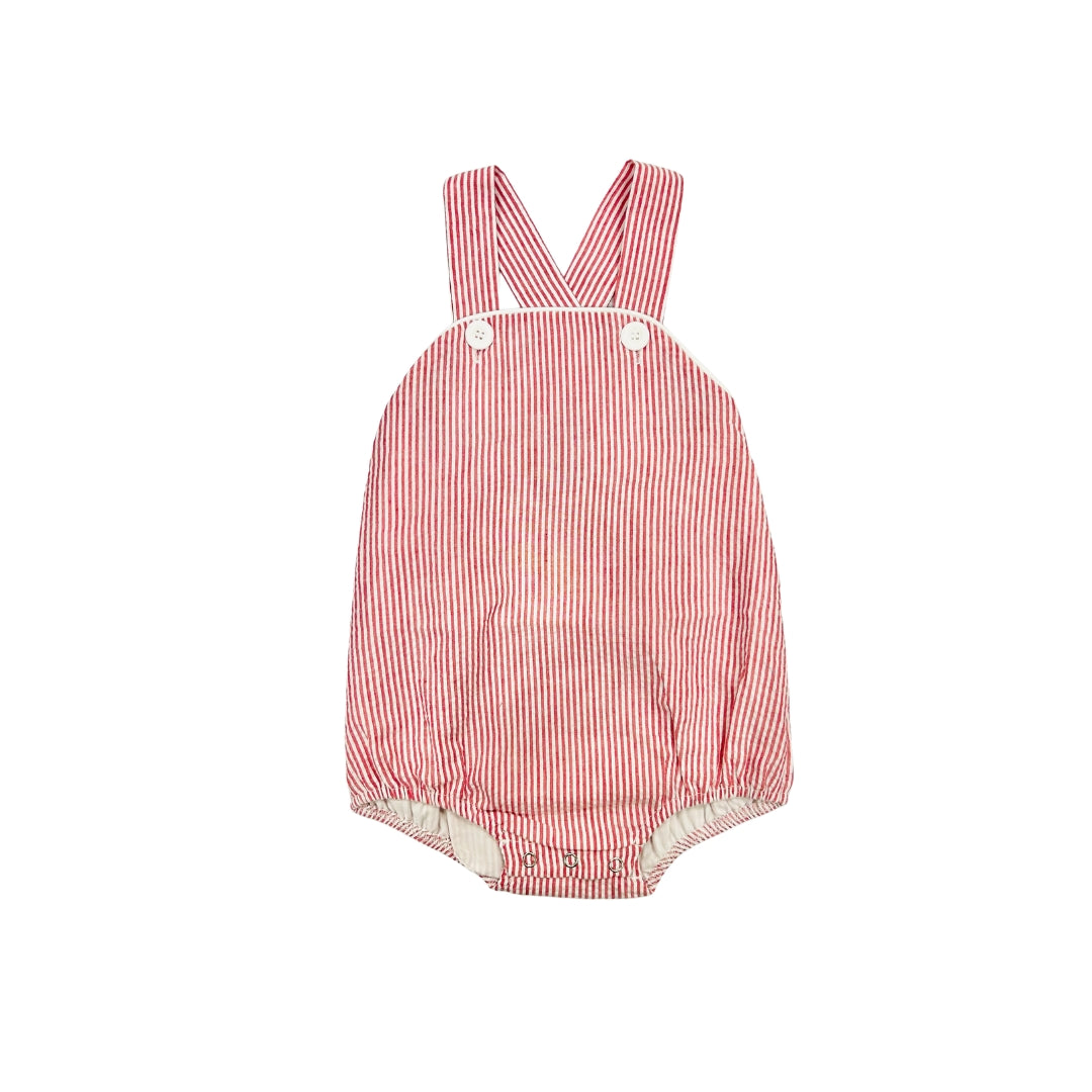 Funfetti Kids Red Stripe Sunsuit
