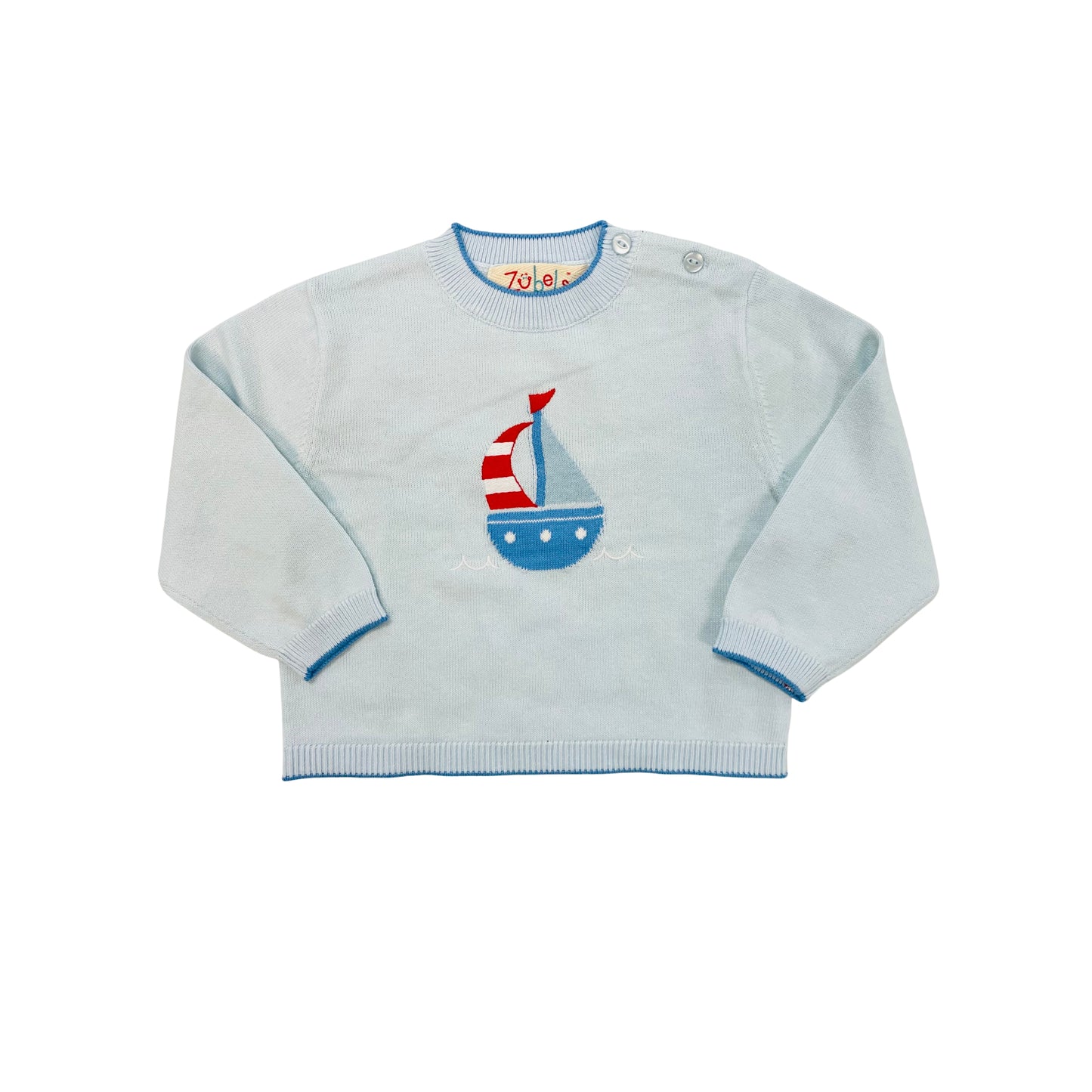 Zubels Boy Sailboat Sweater