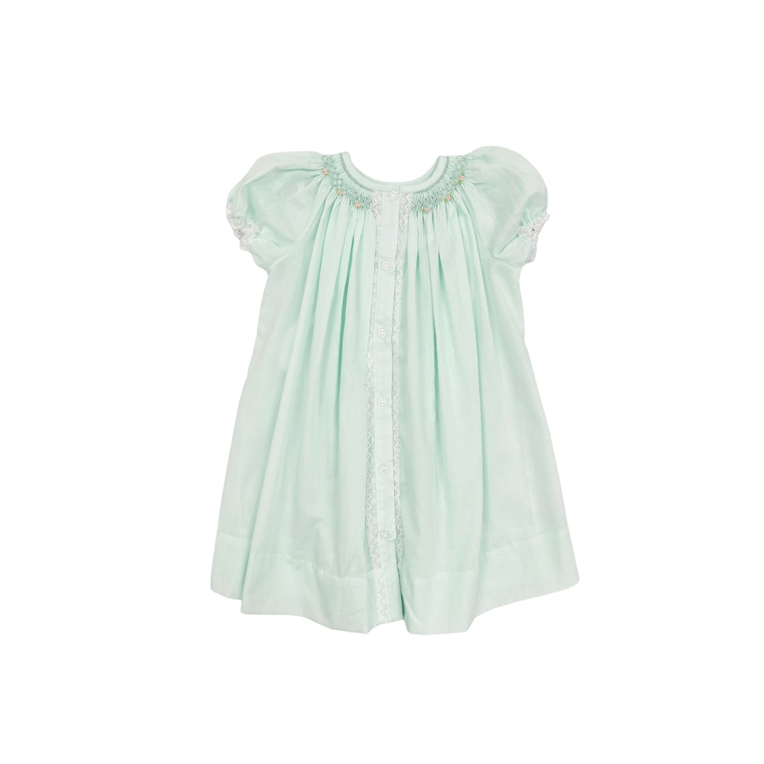 Baby Blessings Mint Hand Smocked Dress