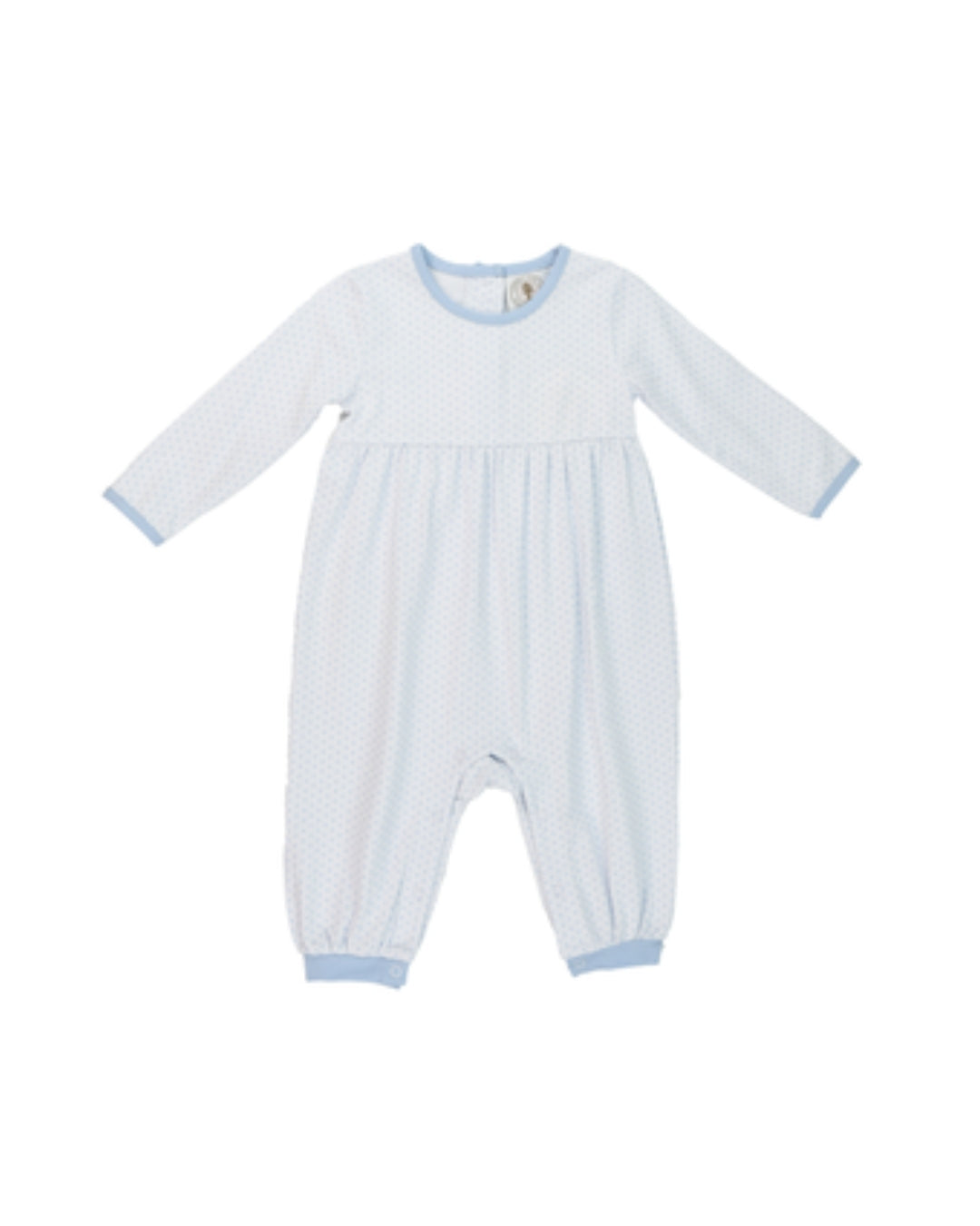 Cypress Row Blue Polka Dot Romper