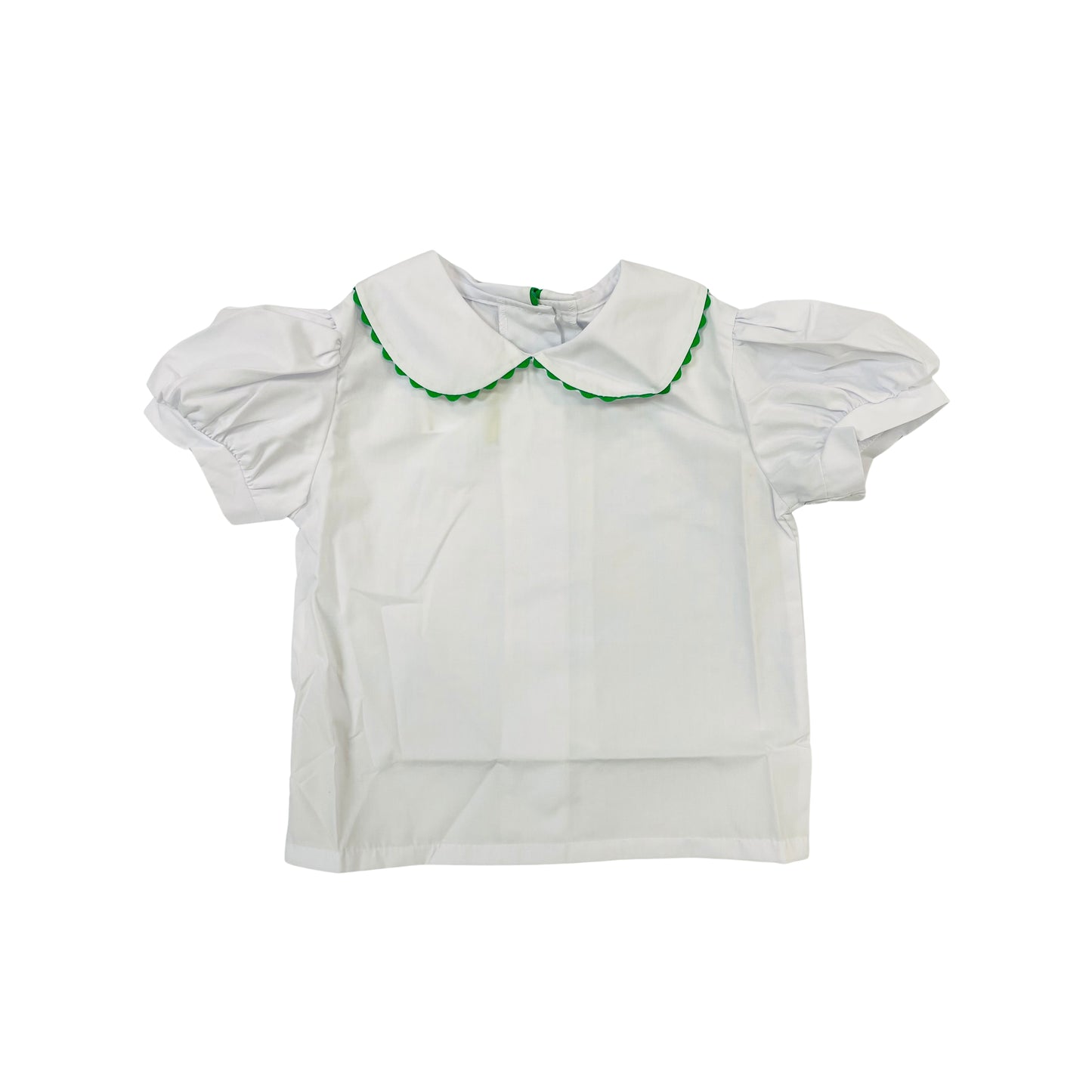 Castles & Crowns Girl Peter Pan Collared Shirt - Green