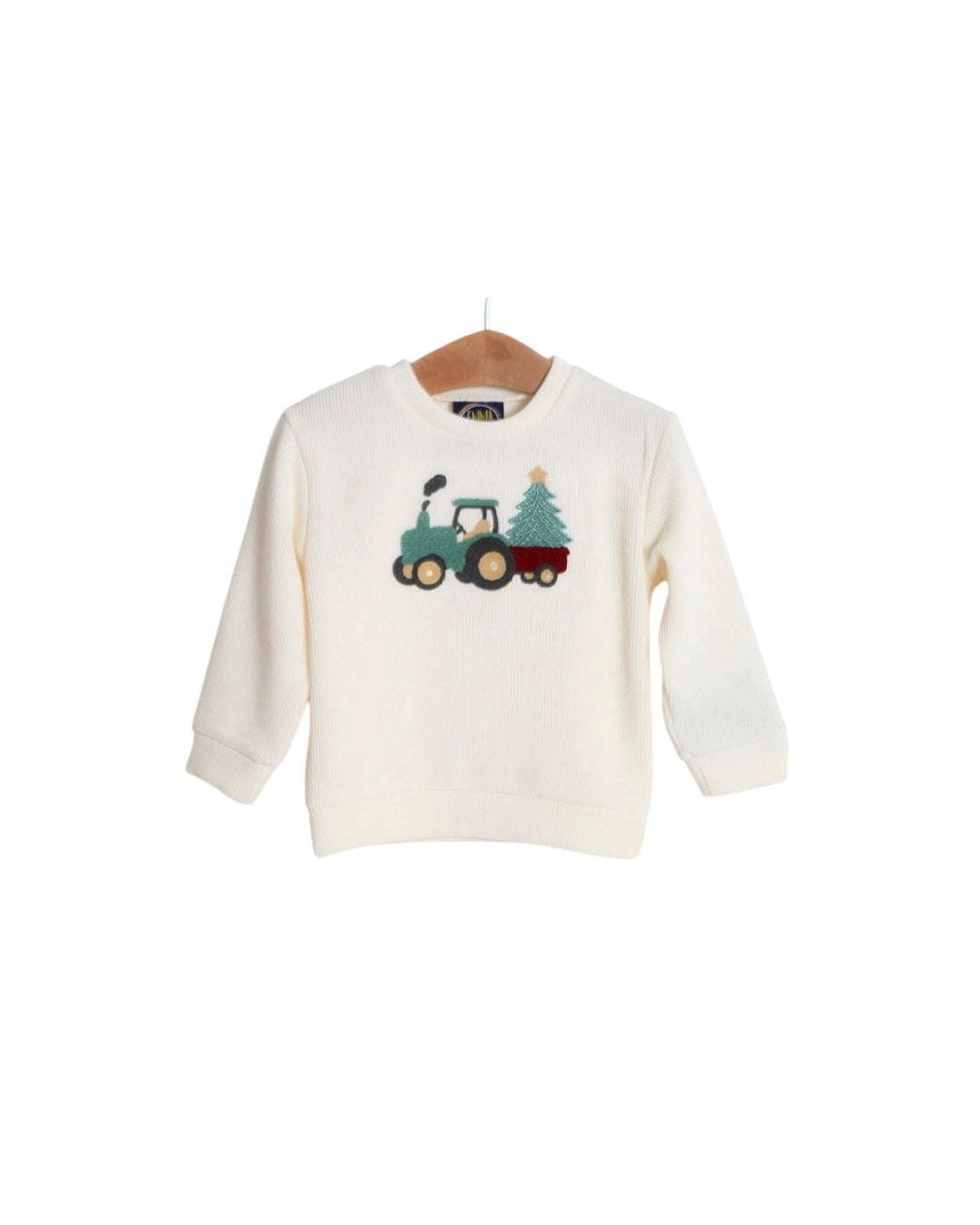Emma Jean Christmas Tractor Sweater