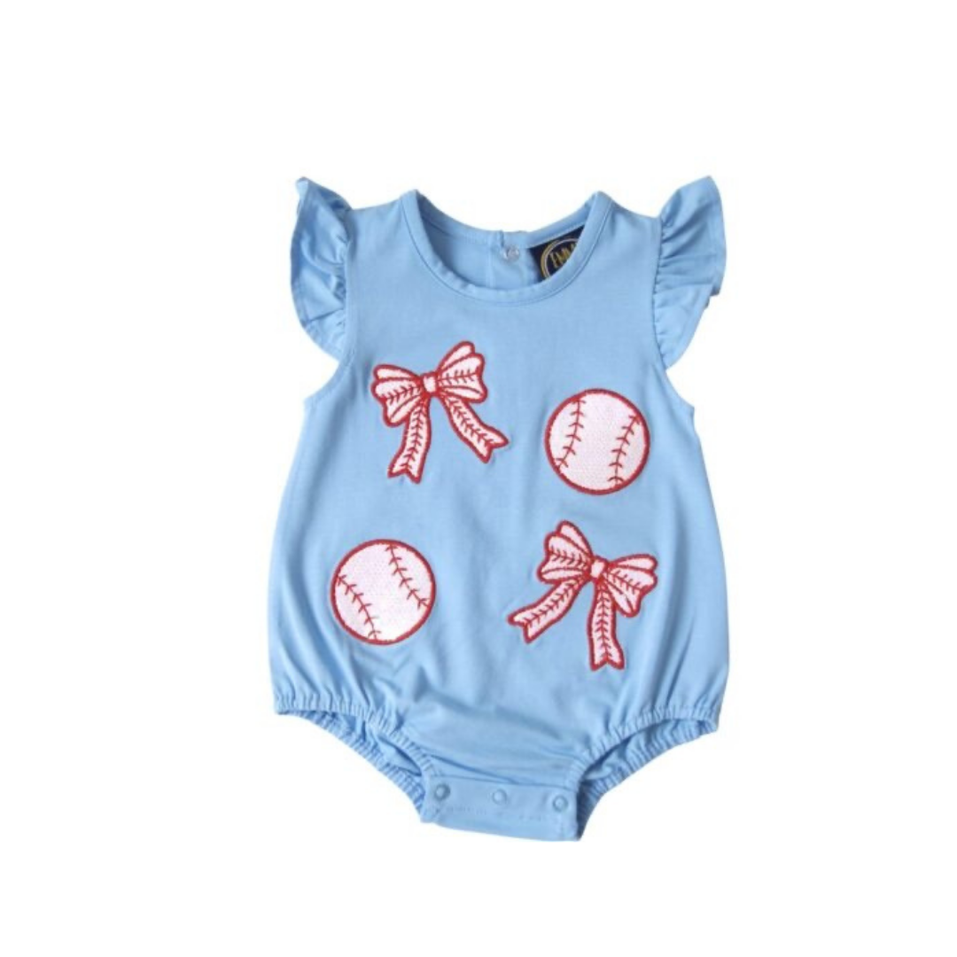 Emma Jean Sequin Baseball Bubble