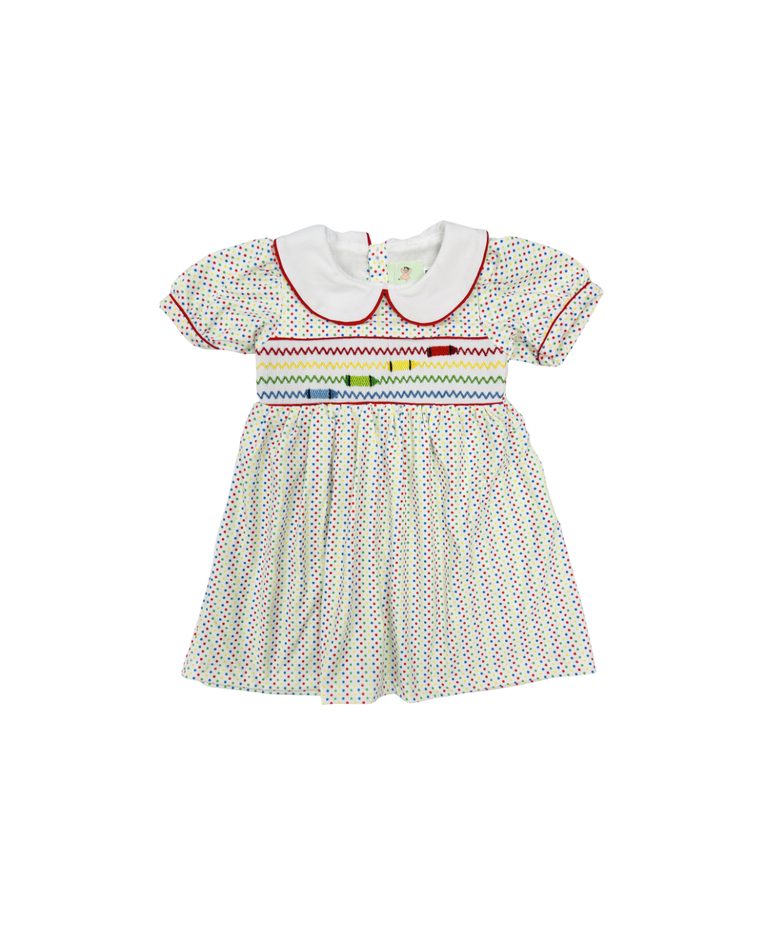 Smocked Crayon Dress