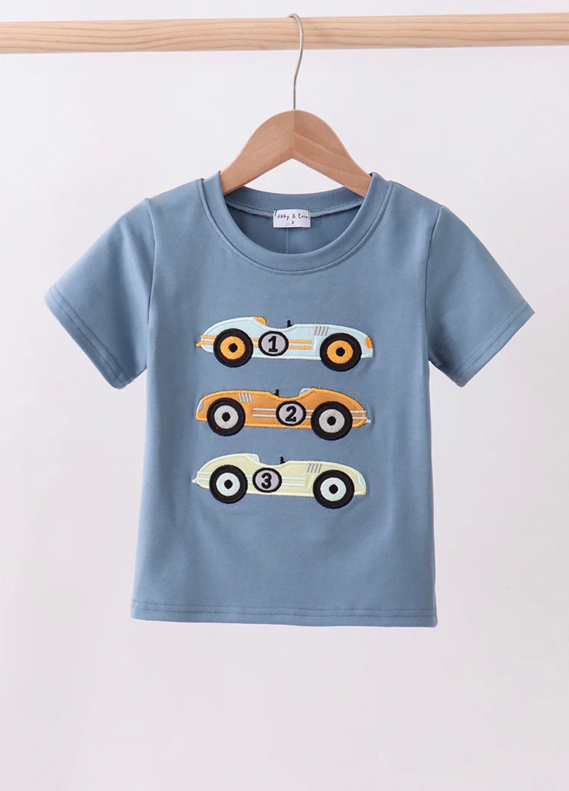 Race Car Applique TShirt