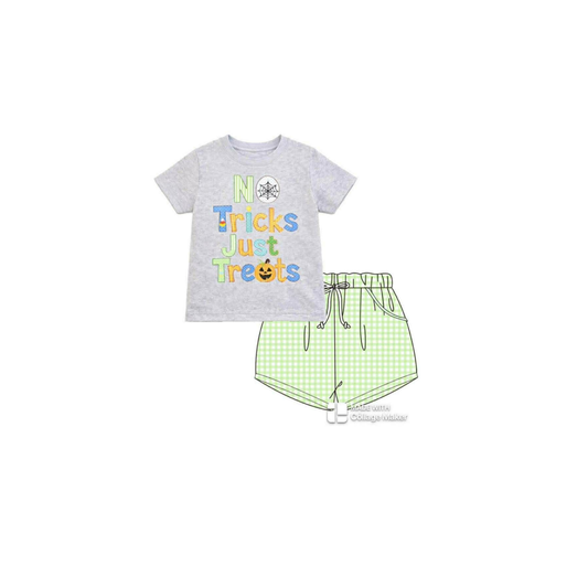 PRE ORDER - Funfetti Kids No Tricks Just Treats Short Set