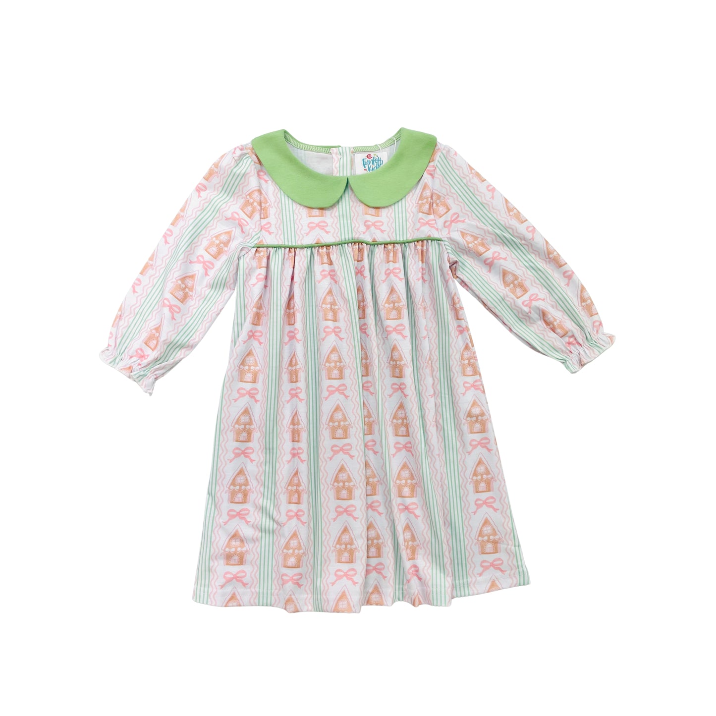 Funfetti Kids Girl Gingerbread House Dress