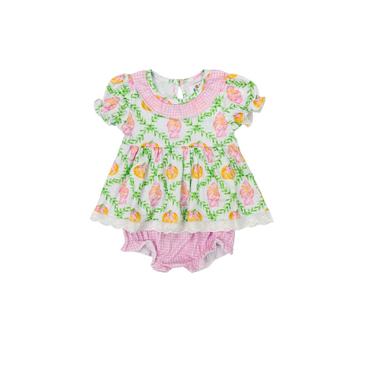 Funfetti Kids Pumpkin/Cloisonne Bloomer Set