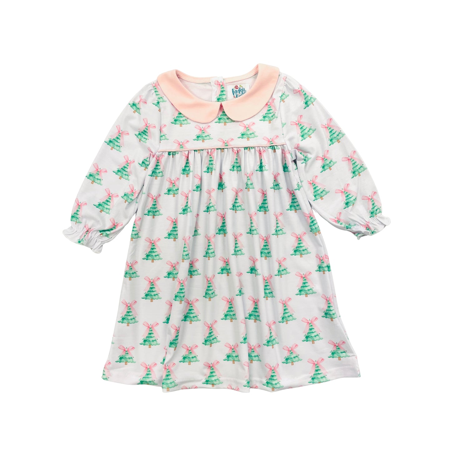 Funfetti Kids Girl All over Tree/Bow Dress