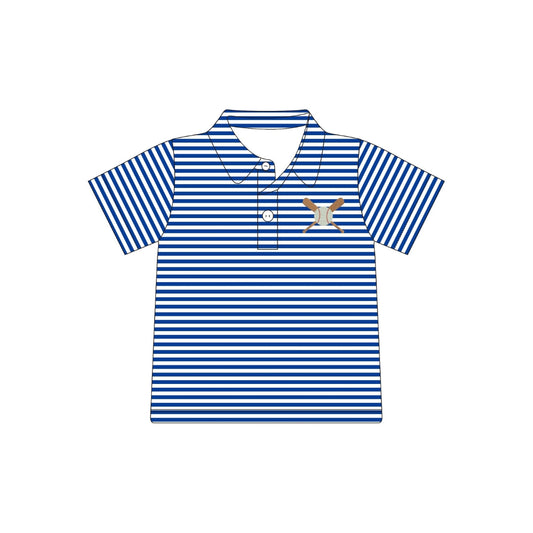 PRE ORDER - Funfetti Kids Baseball Applique Polo