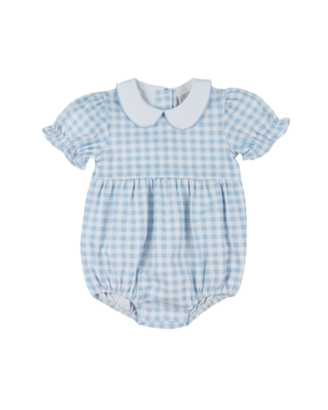 Cypress Row Girl Blue Gingham Bubble