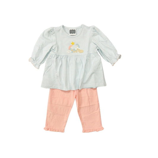 True Nativity Ruffle Pant Set