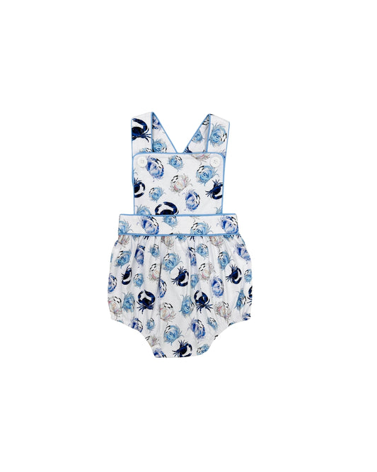 Funfetti Kids Blue Crab Sunsuit