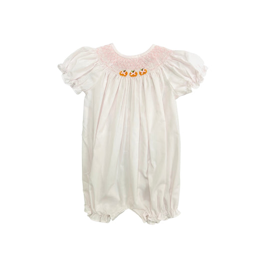 Baby Blessings Smocked Three Pumpkin Bubble