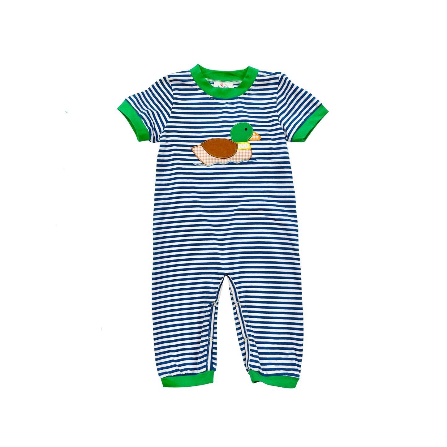 Funfetti Kids Boy Duck Blue Stripe Longall