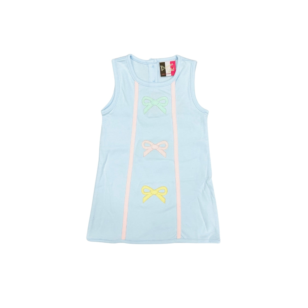 Banana Split Blue Bow A Line Dress
