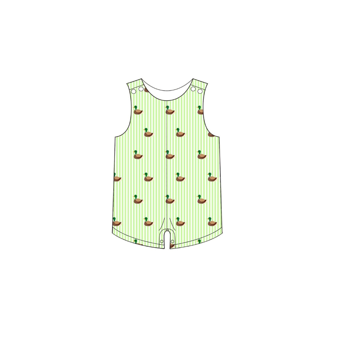 PRE ORDER - Funfetti Kids Seersucker Mallard Jon Jon