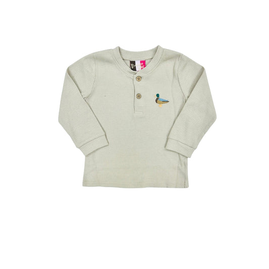 Banana Split Duck Embroidered Shirt