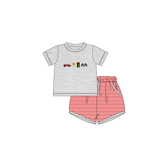 PRE ORDER - Funfetti Kids Boy Ready, Set, Go Short Set