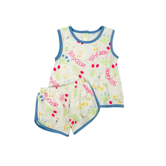 Just For Fun Threads Silly Goose Short Set