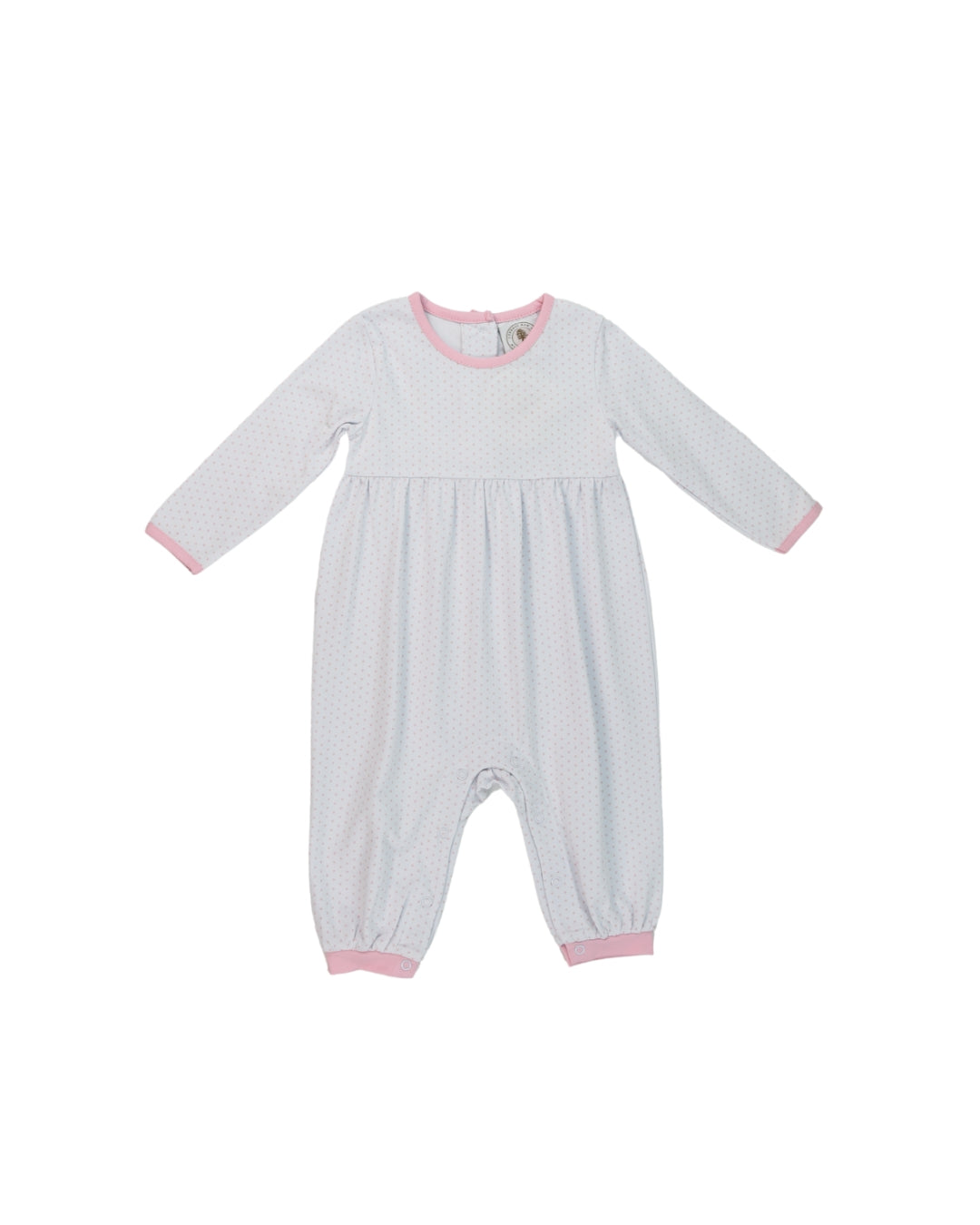 Cypress Row Pink Polka Dot Romper