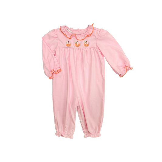 Baby Blessings Pink Knit Pumpkin Converter Romper